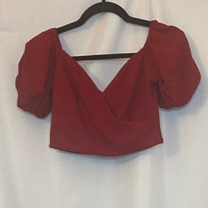 Cross Front Crop Top